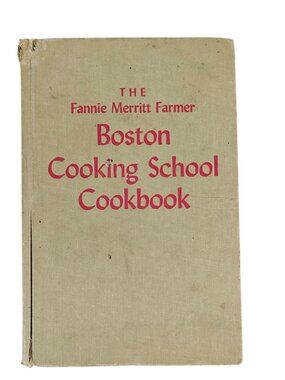 The Fannie Merritt Farmer Boston Cooking School Cookbook HC Tenth Edition 1964